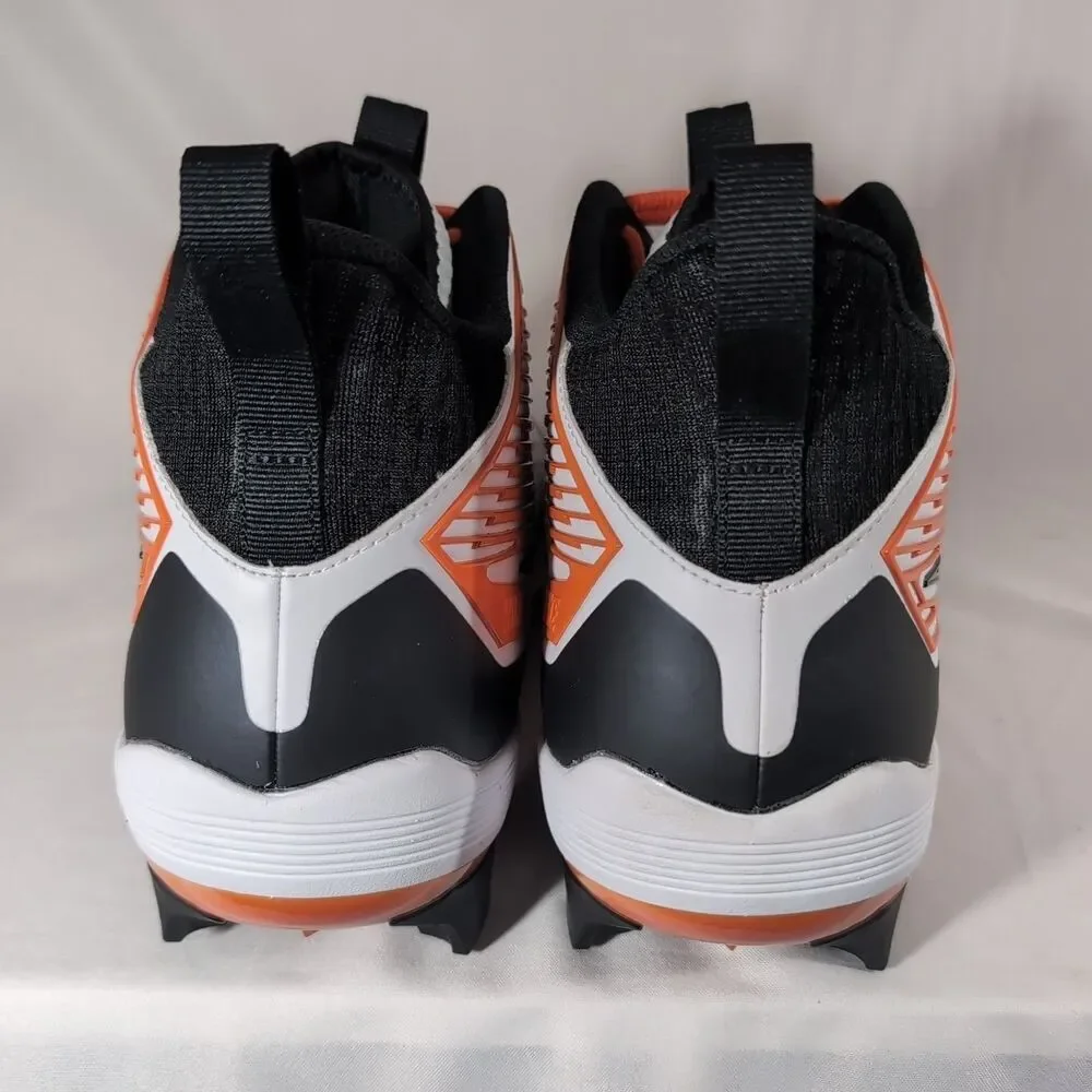 Nike Force Savage Pro 3 Football Cleats Mens 15 White Orange DA5453-106 NWOB